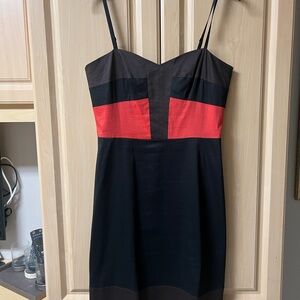 DKNY Colorblock Strappy Dress